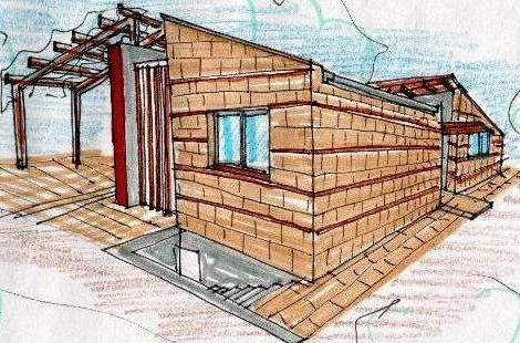 Realizzazione di una casa in campagna