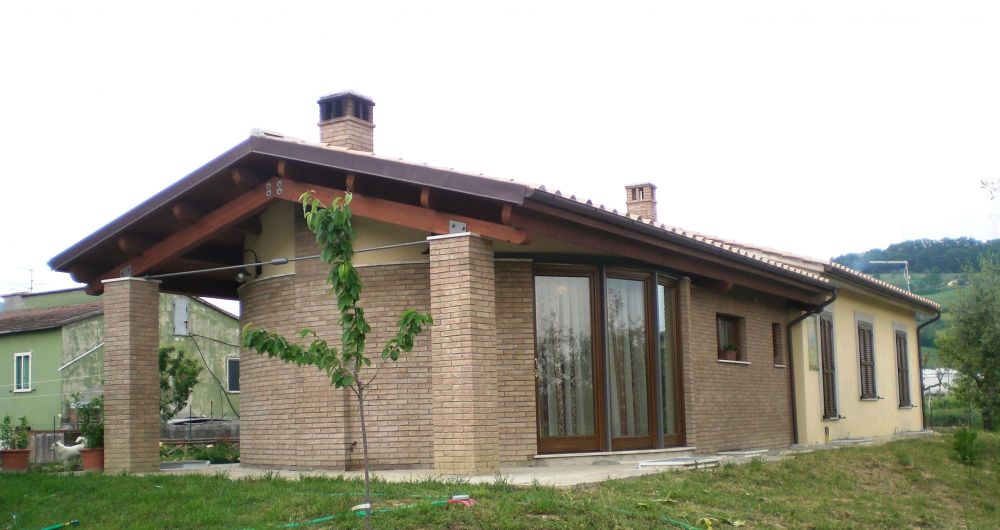 Realizzazione di una casa in campagna