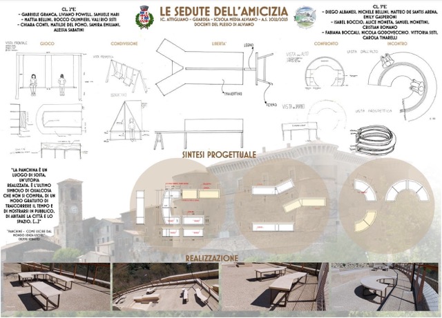 Il parco urbano per il centro storico di Alviano, il giardino di pietra